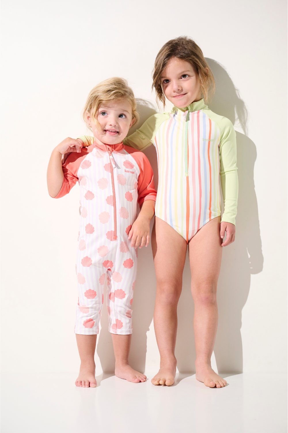 Bañador de manga larga con protección solar - Flores