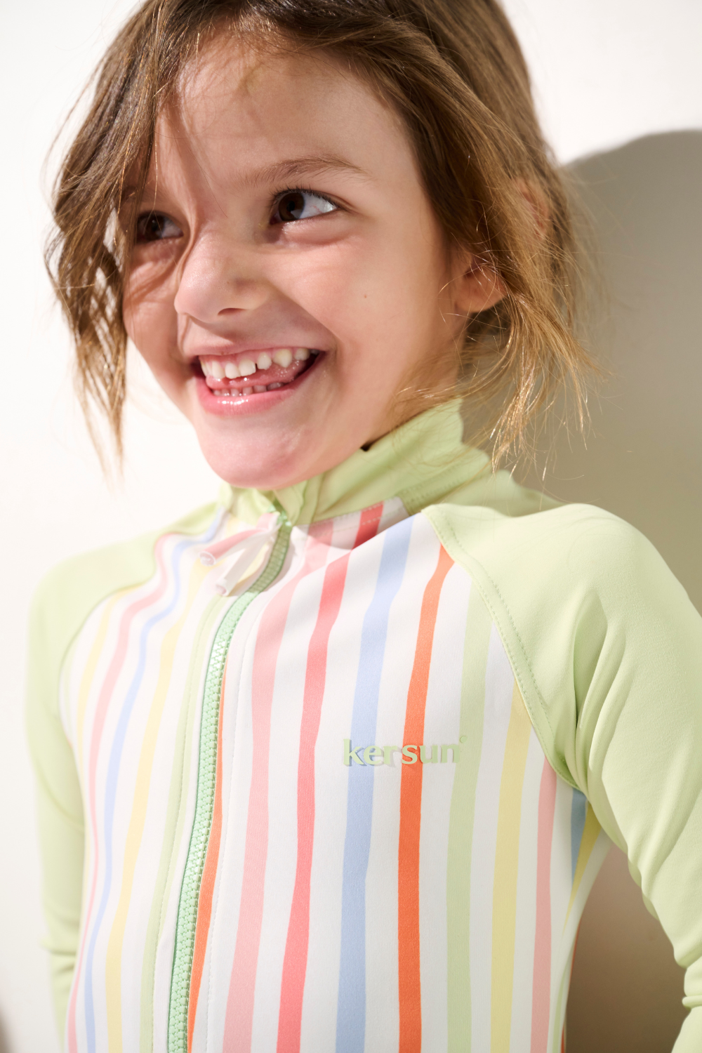 Bañador de manga larga con protección solar - Flores