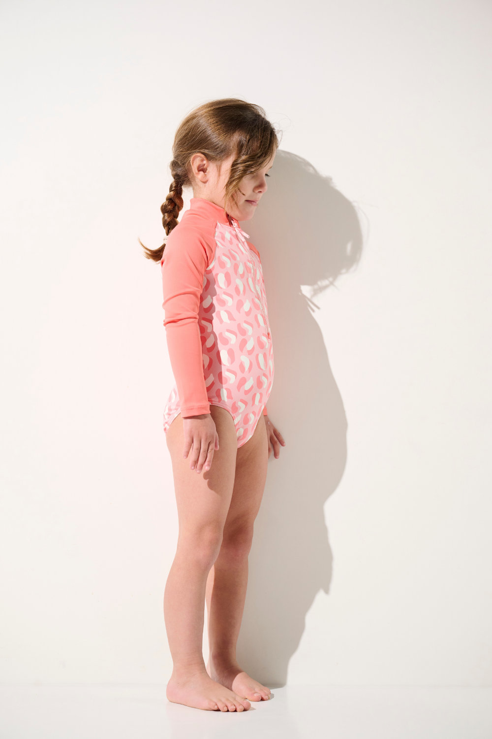 Bañador de manga larga con protección solar - Flores