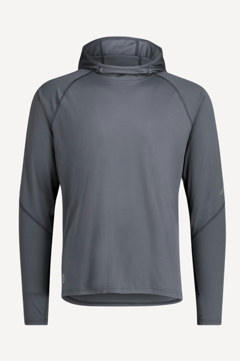 Sweat-shirt anti-UV gris pour homme, léger et respirant, offrant protection solaire UPF50+.
