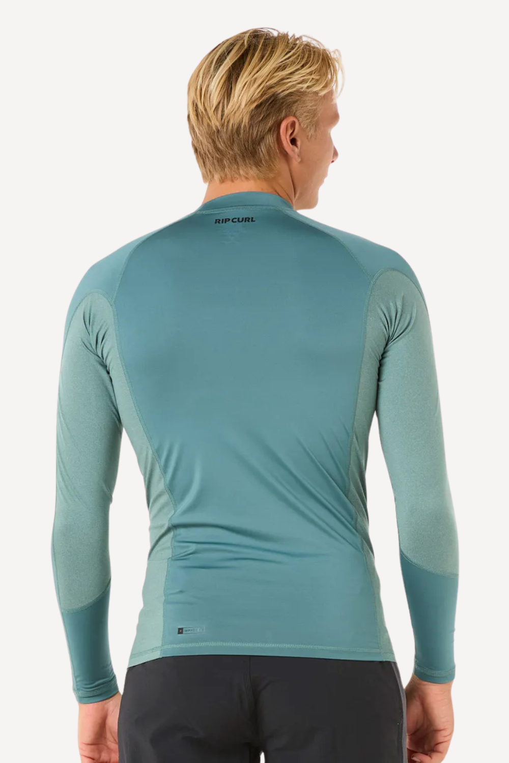 T-shirt de bain anti-UV pour homme Rip Curl, manches longues et tissu léger UPF 50+ idéal pour le surf.