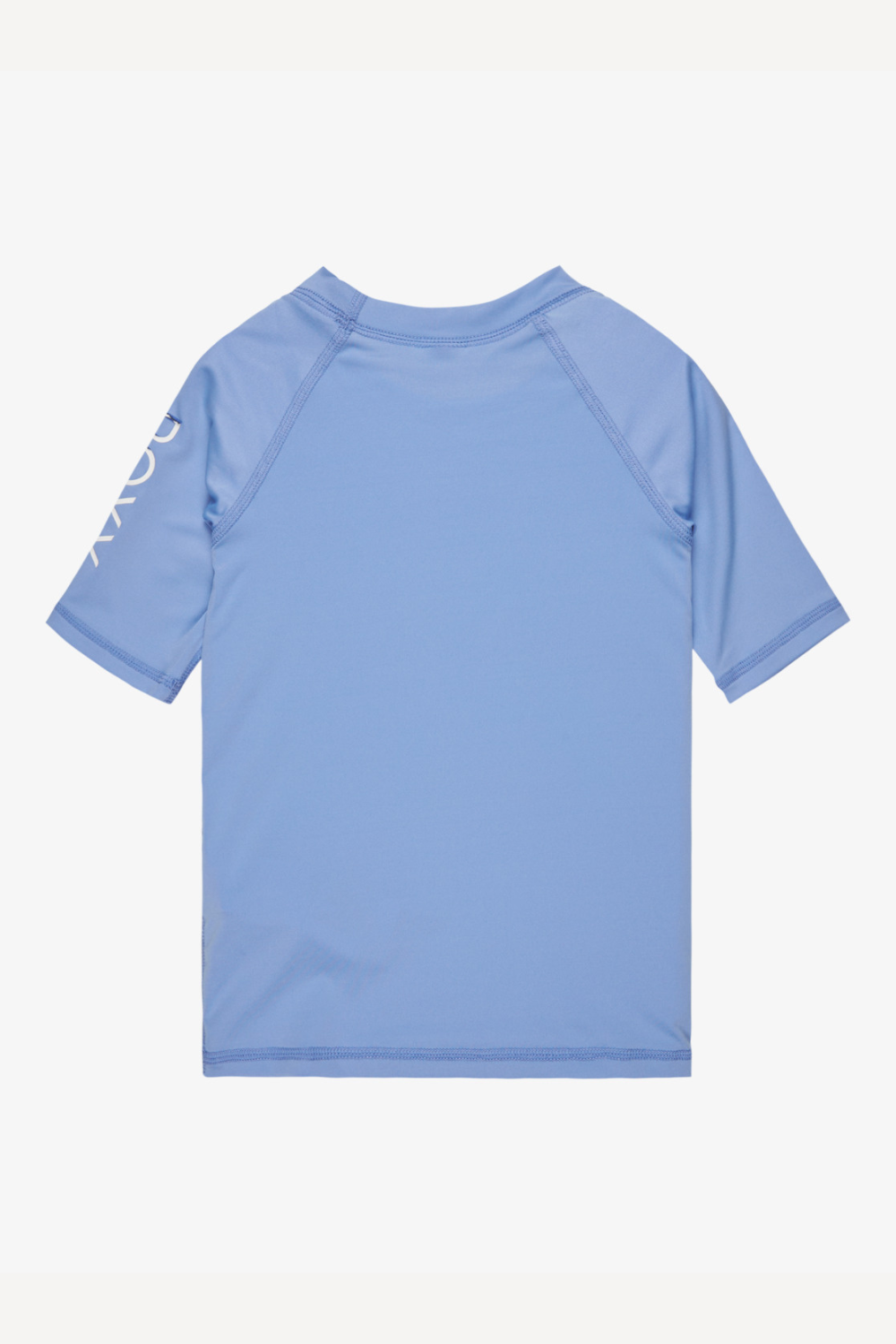 T-shirt de bain anti-UV bleu pour enfant, léger et respirant, offrant une protection solaire UPF50+.