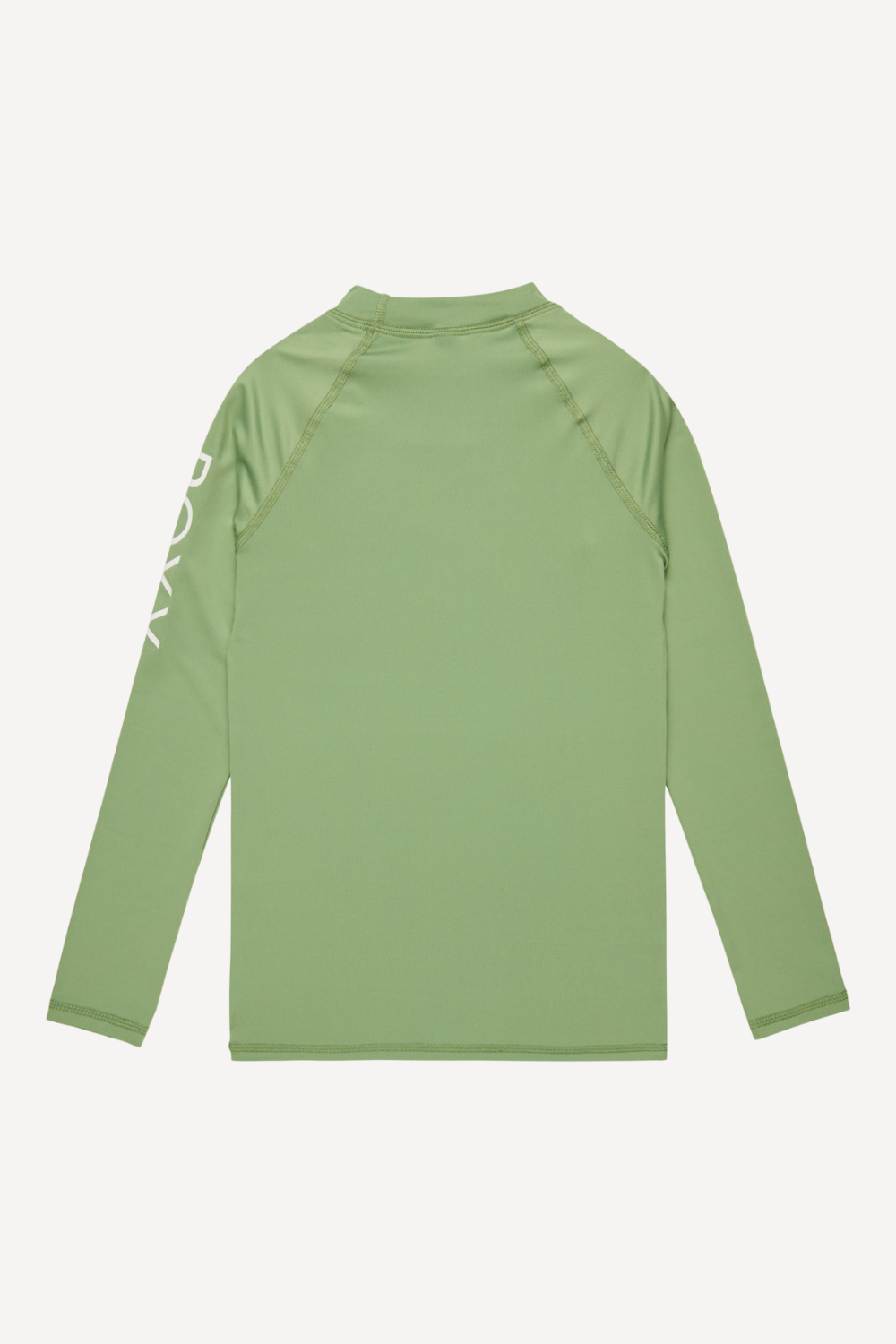 T-shirt de bain anti-UV vert clair à manches longues, UPF 50+, pour enfants, idéal pour les activités aquatiques.