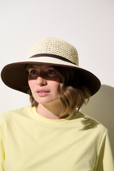 Chapeau anti-UV - Antibes pour femme, élégant et léger, offrant une protection solaire UPF 50+ sous le soleil.