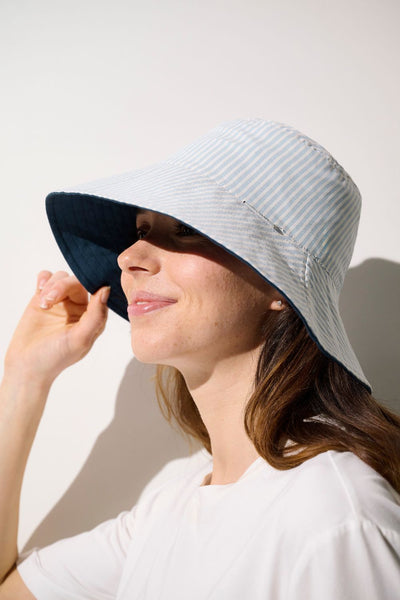 Bob anti-UV - Sylt pour femme, léger et élégant, offrant une protection solaire UPF 50+ en journée ensoleillée.