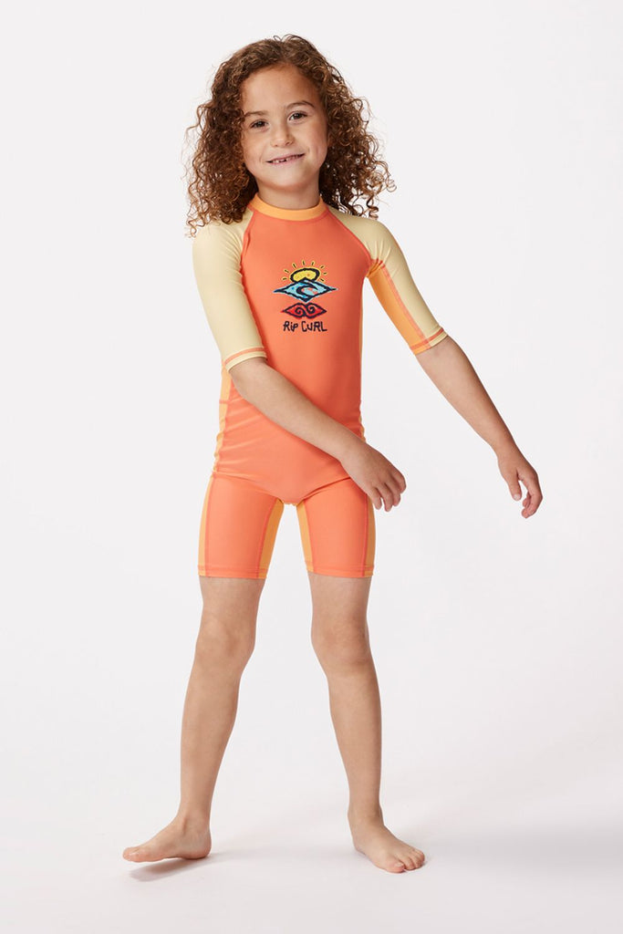 Maillot de bain une pièce Anti UV Fille - COSMIC UPF S/S SPRING SUIT­BOY - Rip Curl