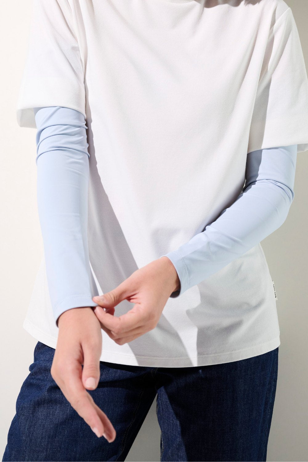 Manches anti-UV - Gobi en bleu ciel, protection solaire UPF 50+ pour homme, idéal pour activités extérieures.