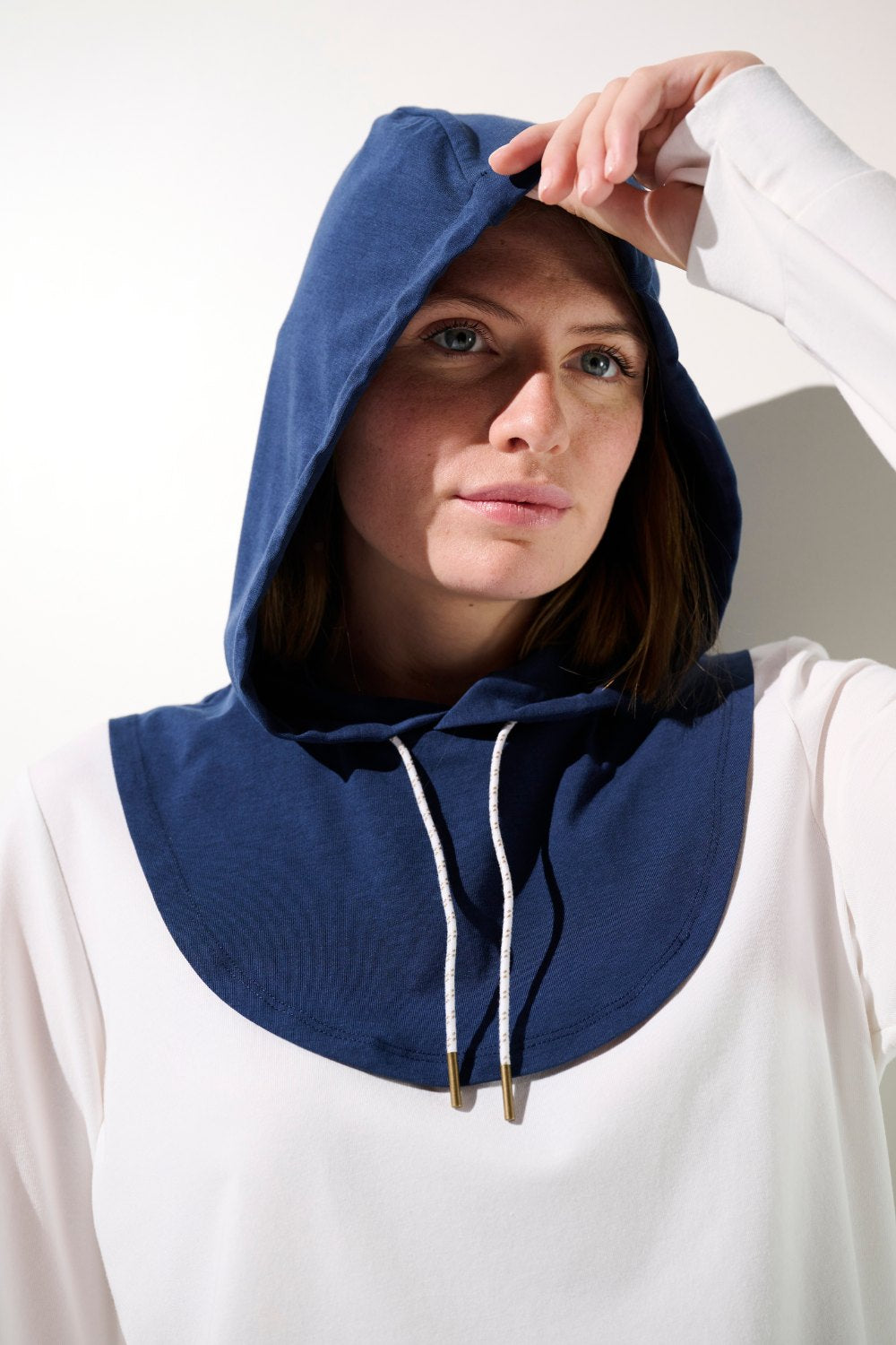 Capucha con protección solar para mujer, Azul, Mojave, UPF 50+– Ker Sun ...