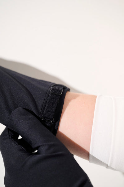 Gants anti-UV - Mojave noirs, protection solaire UPF 50+, ajustement sur les poignets pour un confort optimal.