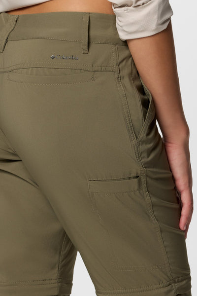 Pantalon de randonnée anti-UV convertible - Silver Ridge Utility, couleur kaki, avec poches pratiques.
