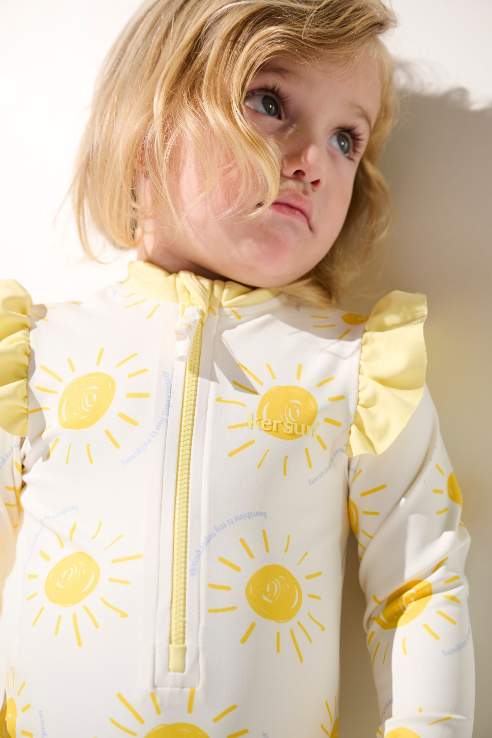 Bañador de manga larga con protección solar - Flores