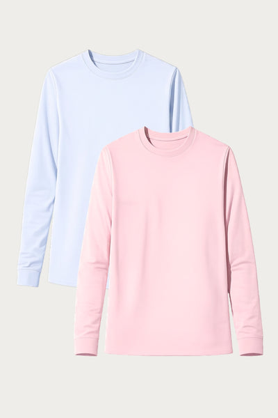 Dúo Pack - 2 x Camiseta con protección solar - Saint-Malo (Nuage d'été/Macaron Glacé)