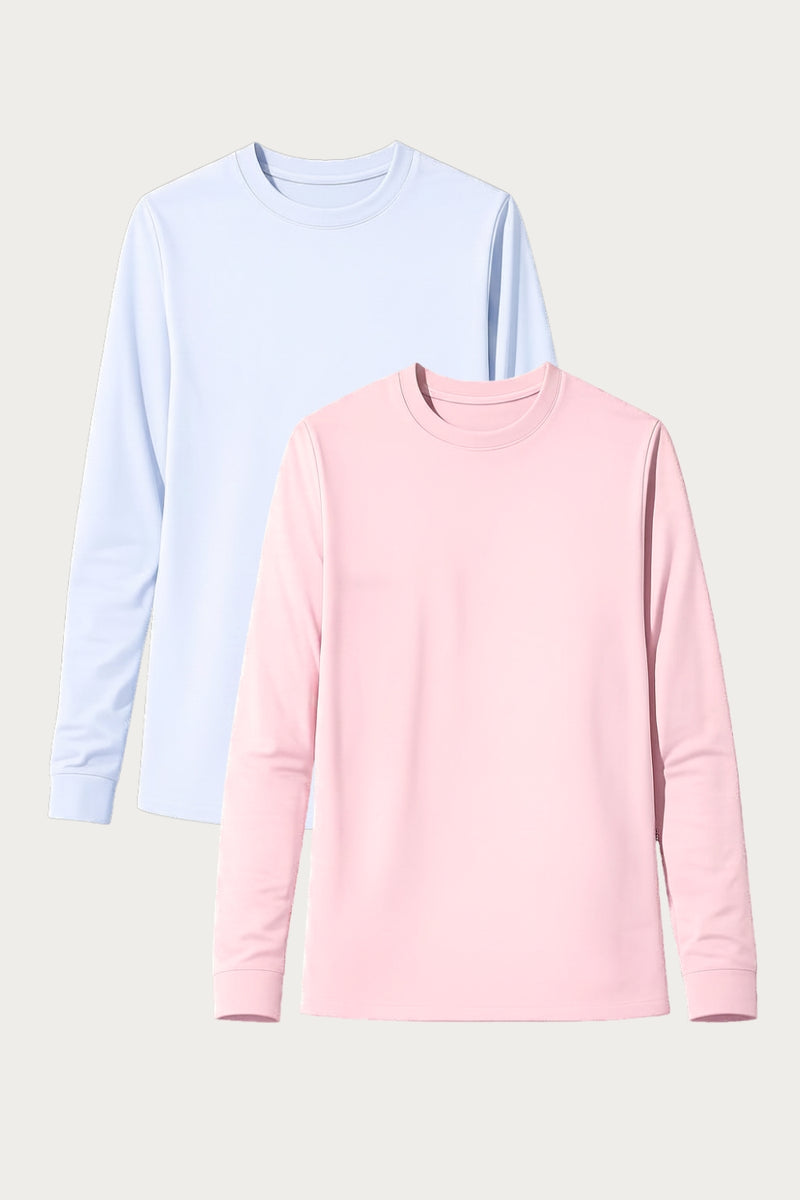 Dúo Pack - 2 x Camiseta con protección solar - Saint-Malo (Nuage d'été/Macaron Glacé)