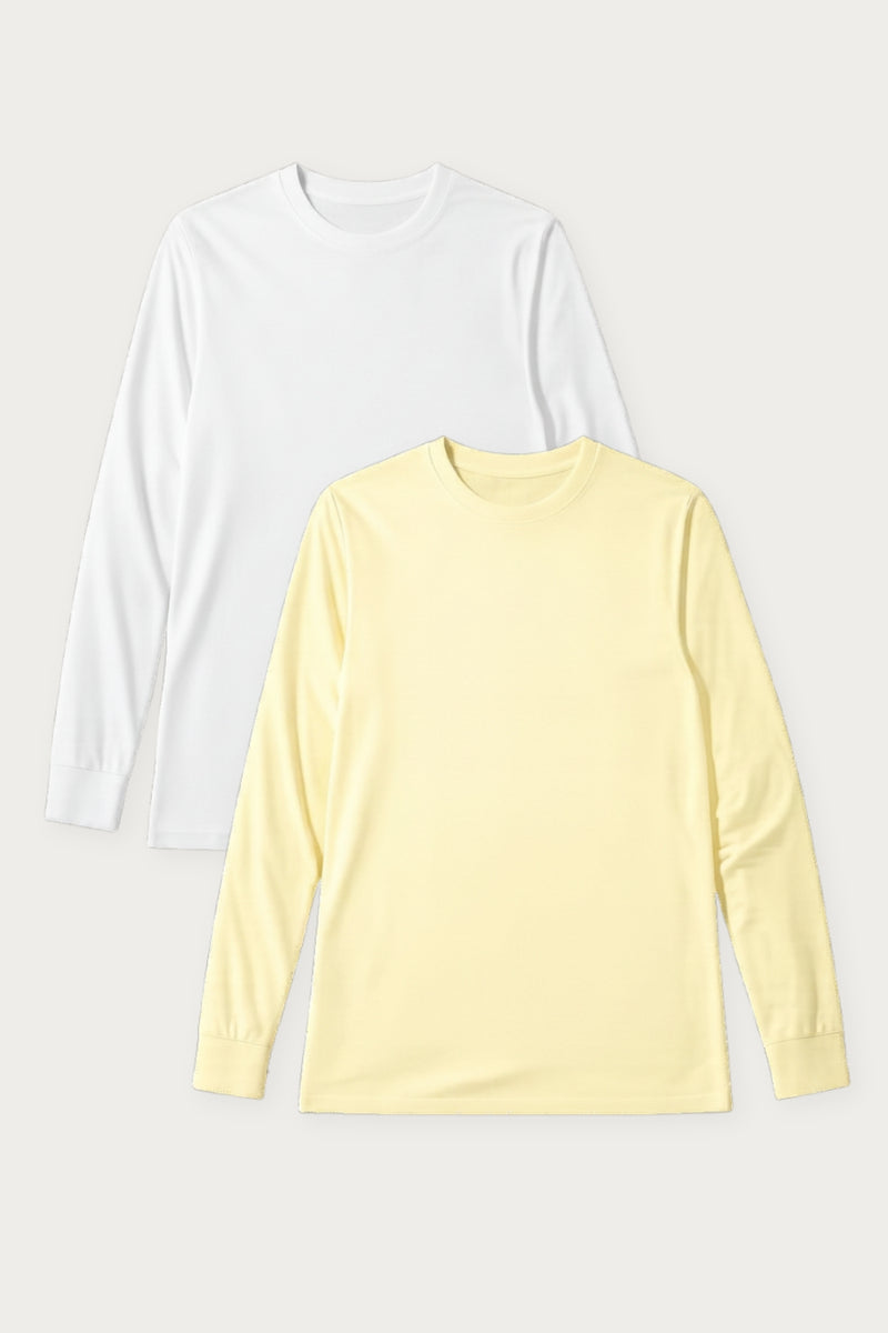 Dúo Pack - 2 x Camiseta con protección solar - Saint-Malo (Blanco/Citronnade)