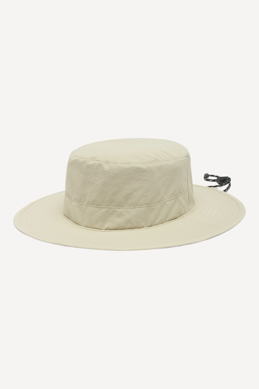 Chapeau anti-UV Columbia beige UPF50+, résistant à l'eau, idéal pour la plage ou les activités en plein air.
