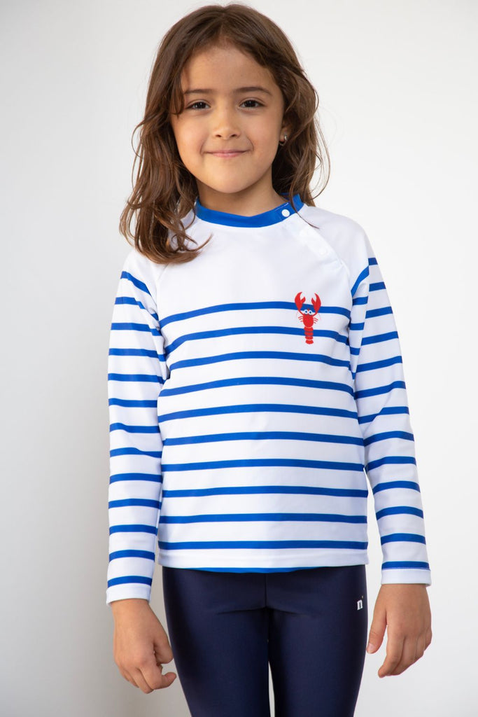 T-shirt de bain anti-UV enfant Homard Nuvees - KER SUN