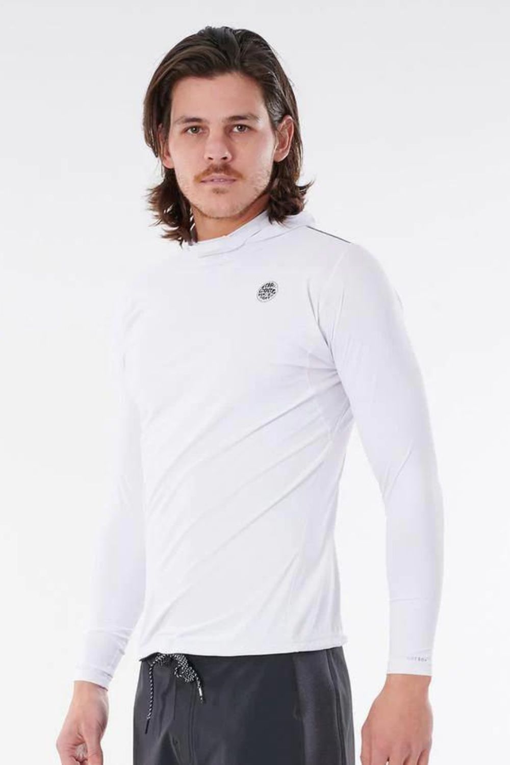  Camiseta de manga larga para hombre, con protección