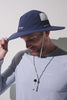Chapeau anti-UV - Oasis bleu UPF 50+ pour homme, léger et respirant, parfait pour les activités en extérieur.