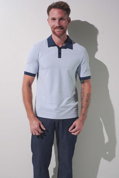 Polo anti-UV - Saint-Malo pour homme, léger et élégant, offrant une protection solaire UPF 50+.