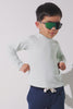 T-shirt anti-UV à capuche - Oasis pour garçon, léger et respirant UPF 50+, parfait pour jouer au soleil.