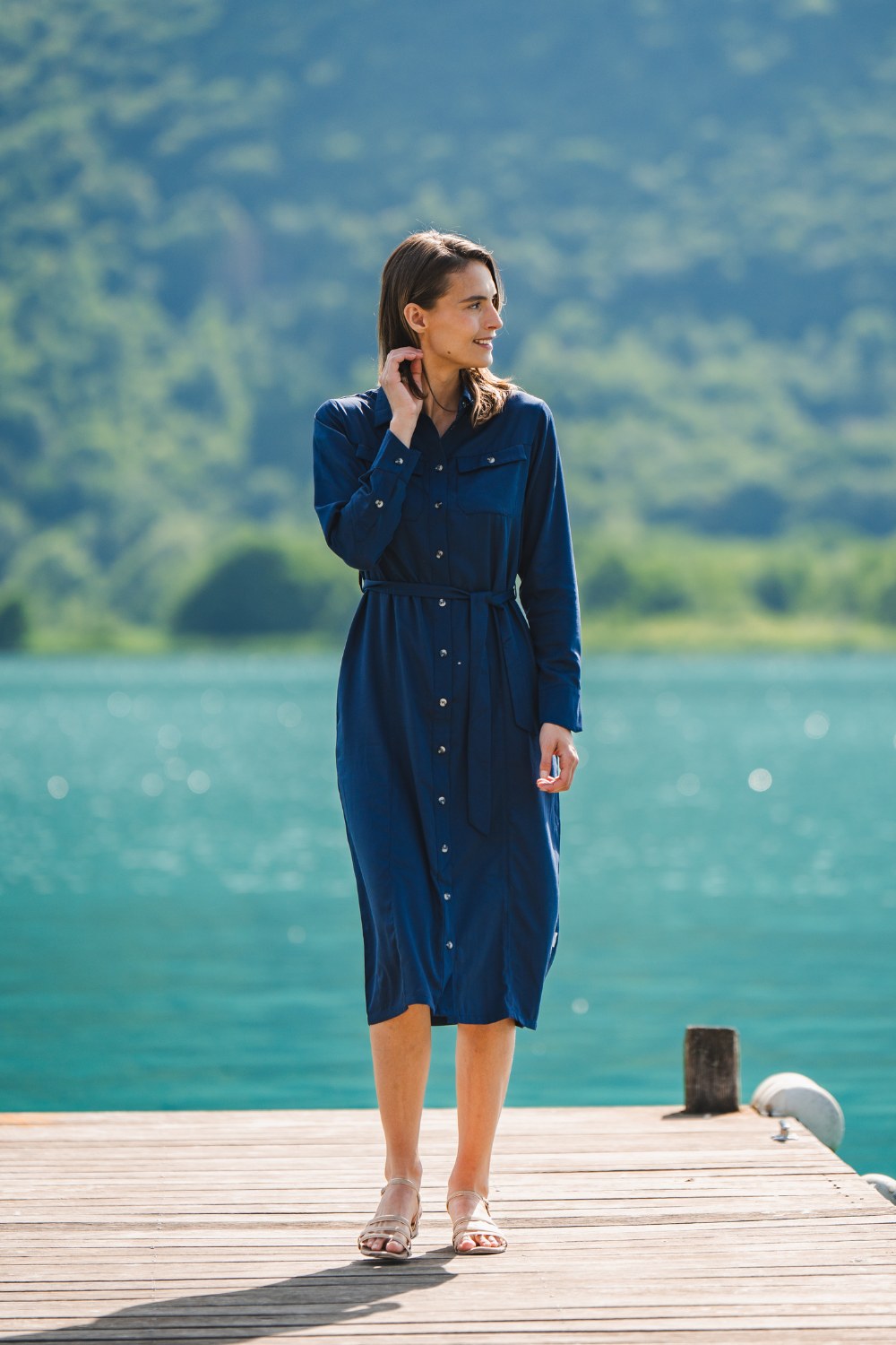 Vestido camisero con protección solar - Rimini