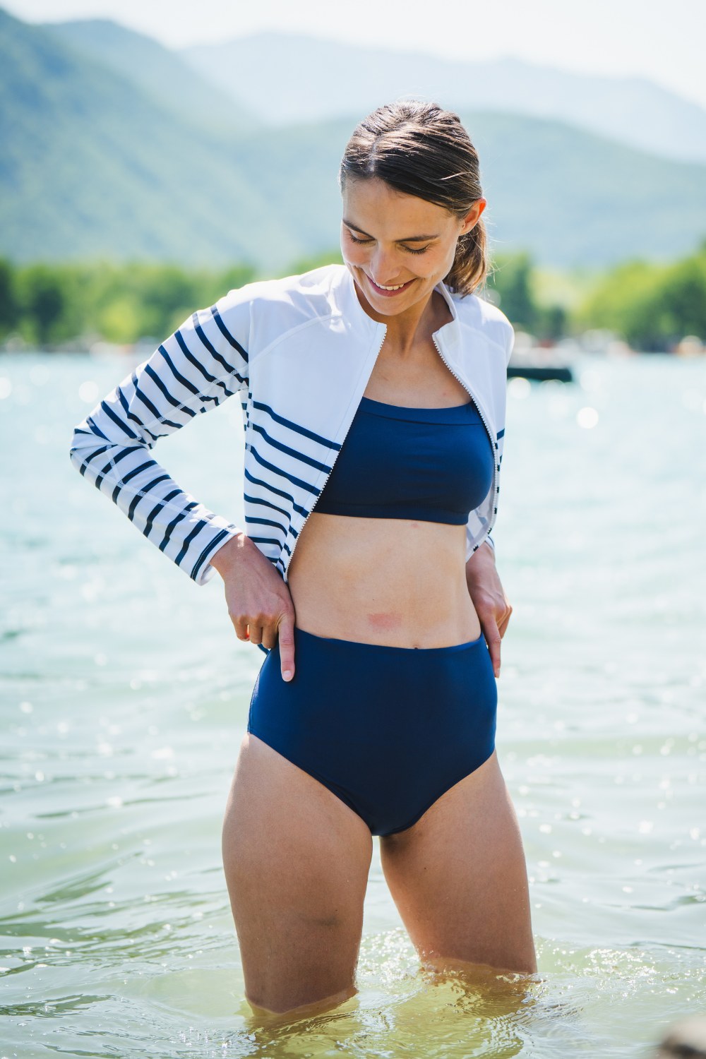Chaqueta de natación Protección Solar - Moorea