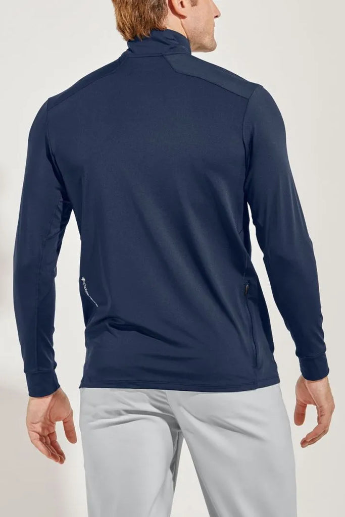 Polo zippé de sport anti-UV Homme - Agility - Coolibar - KER SUN