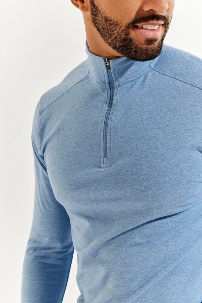 Polo zippé anti-UV homme à manches longues - Sonora - Coolibar - KER SUN