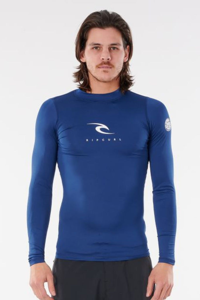 T-shirt de bain anti-UV manches longues Homme - CORPS - Rip Curl bleu