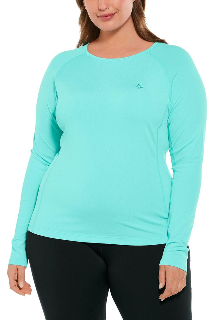 PRÉCOMMANDE - T-shirt anti-UV de bain à manches longues femme - Hightide - Coolibar - KER-SUN