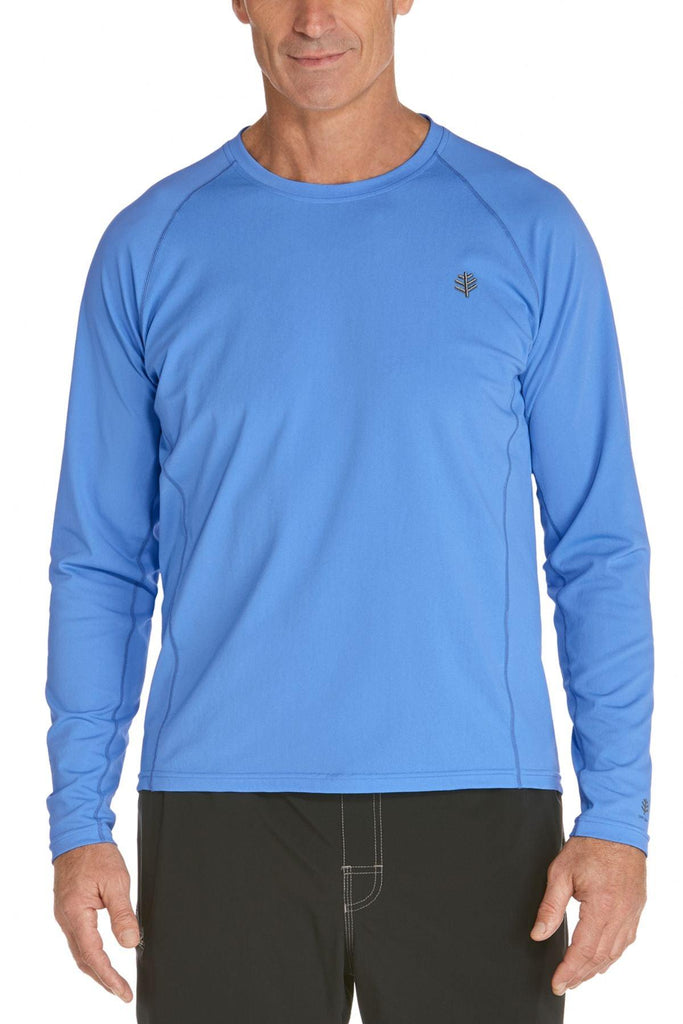T-shirt de bain Anti UV Bleu - Homme - Coolibar - Hightide - KER-SUN