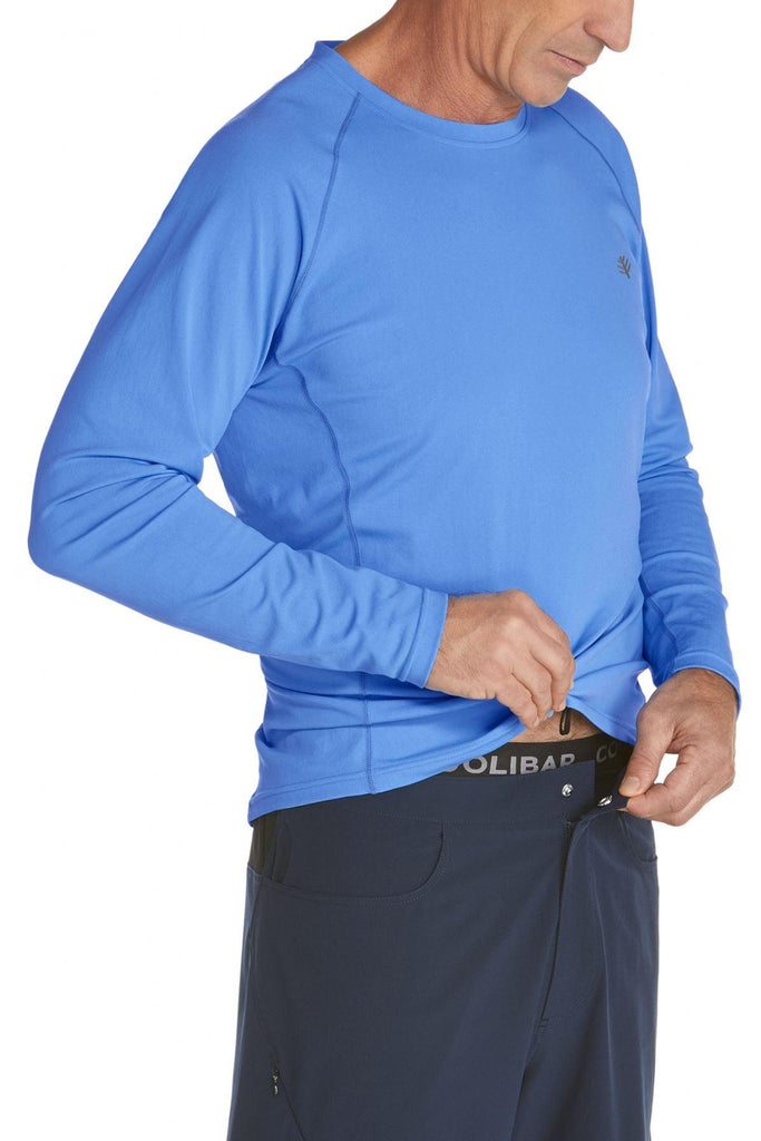 T-shirt de bain Anti UV Bleu - Homme - Coolibar - Hightide - KER-SUN