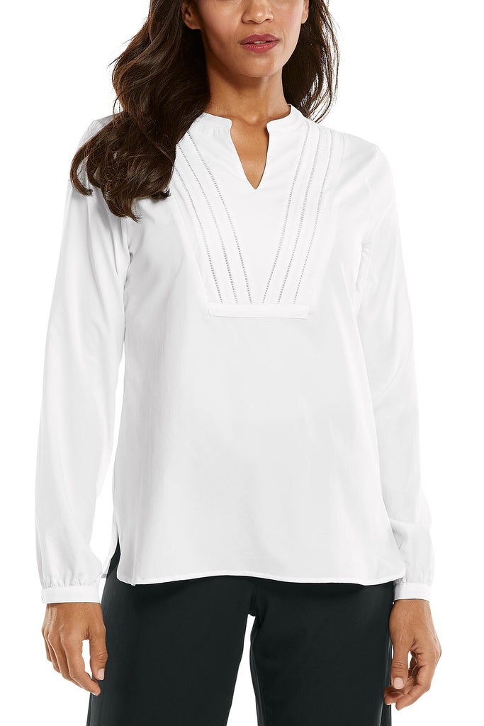Tunique anti-UV femme Katerini Coolibar blanche - KER SUN
